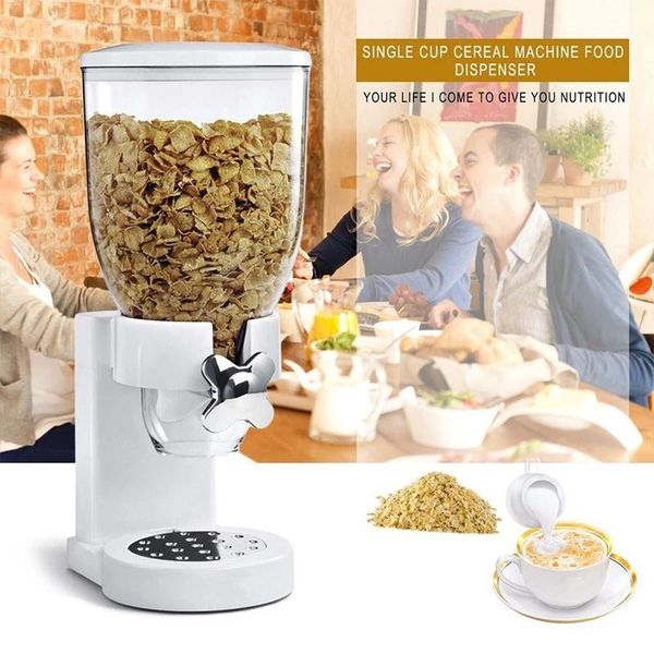 

single and double oatmeal container kitchen storage storage containers cereal dispenser rice dry snack bottle