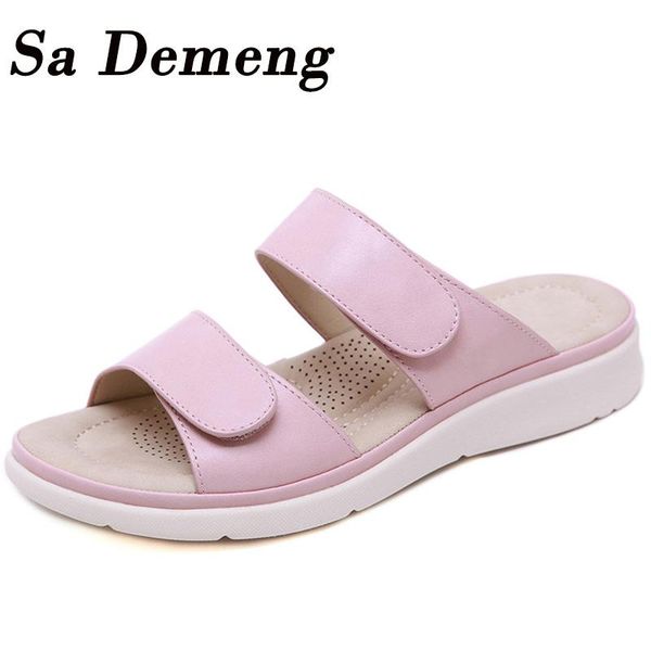 

summer shoes women sandals soft flat beach ladies pink black big size
