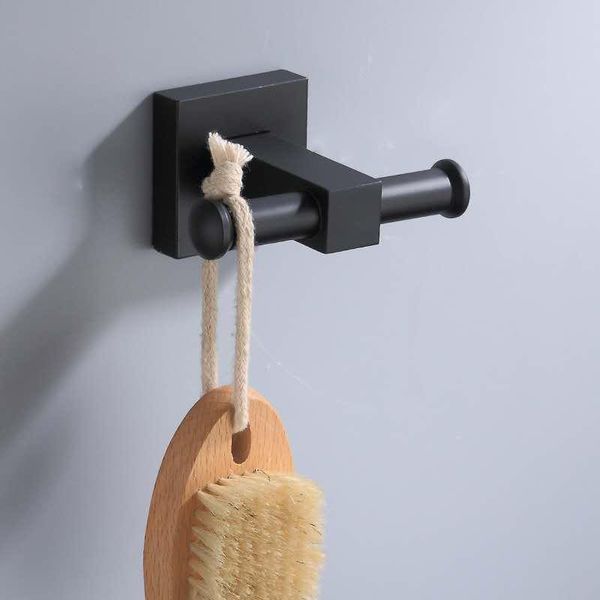

robe hooks space aluminum wall mounted coat for matte black hook single clothes