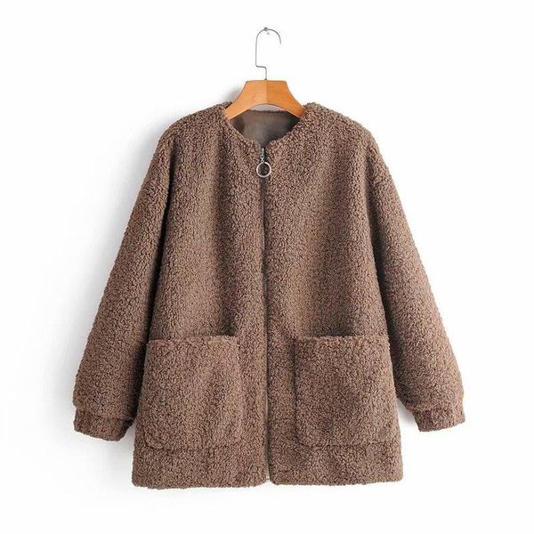 

women's jackets sy80-337 european fashion style lamb fur coat, Black;brown