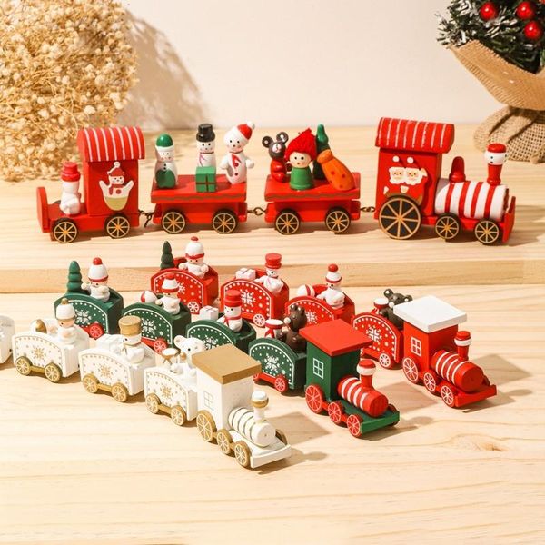 

christmas decorations merry wooden train ornament decoration for home santa claus gift natal navidad noel 2022 year xmas decor