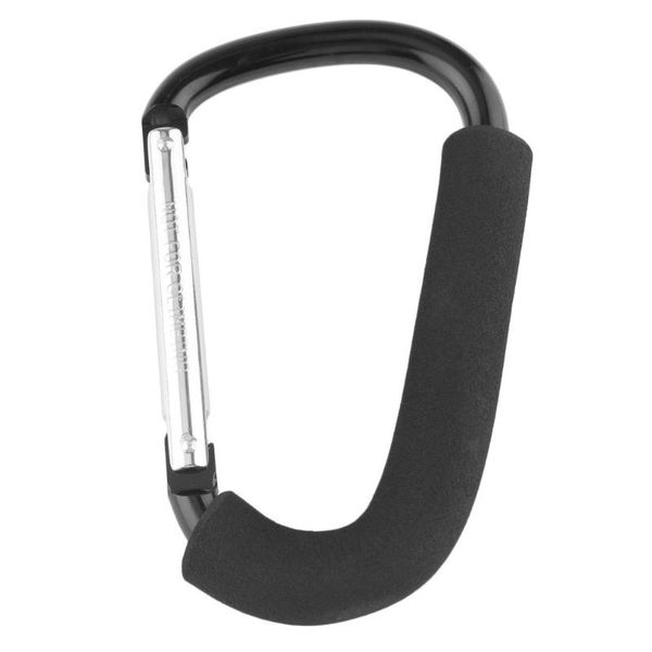

stroller parts & accessories baby carriage aluminum alloy hook non-slip buggy pram carabiner diaper bag hanger
