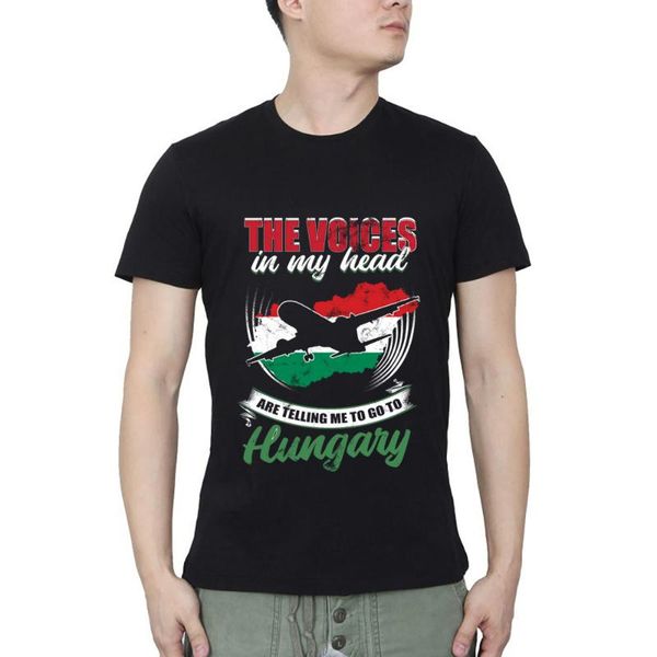 

men's t-shirts hungary streetwear o neck t-shirt summer casual, White;black