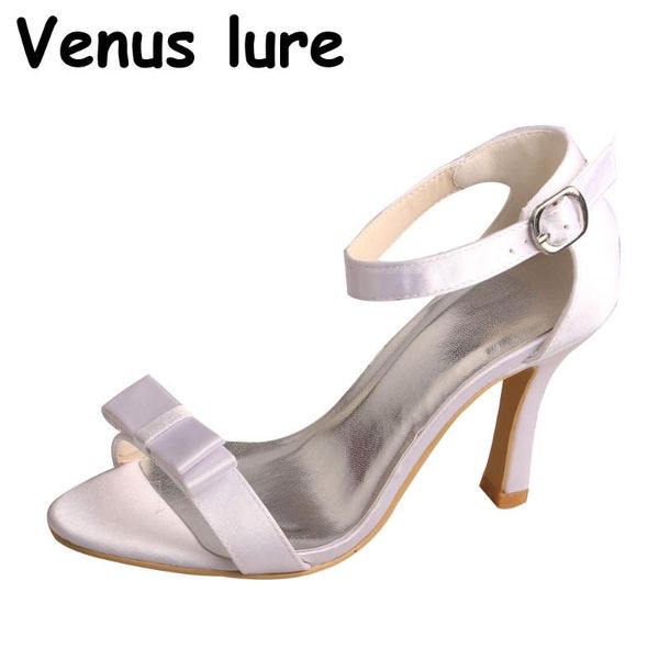 

custom handmade white shoes to wear a wedding women 9cm heel sandals, Black