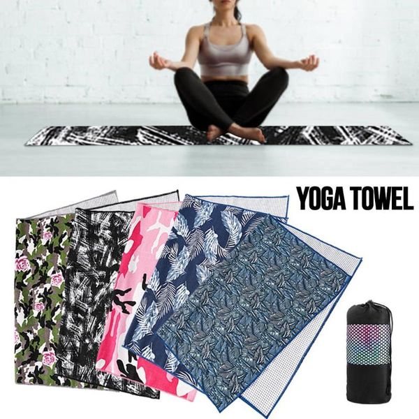 

yoga mats non slip towel absorbent odorless microfiber mat quick drying for bikram pilates hand face
