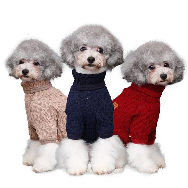 

small dog sweaters knitted pet cat sweater warm sweatshirt winter clothes kitten puppy apparel