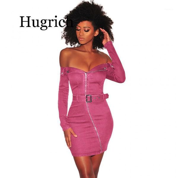 

casual dresses 2021 summer women dress holiday sheath long sleeve solid bodycon sash slash neck beach party mini club, Black;gray