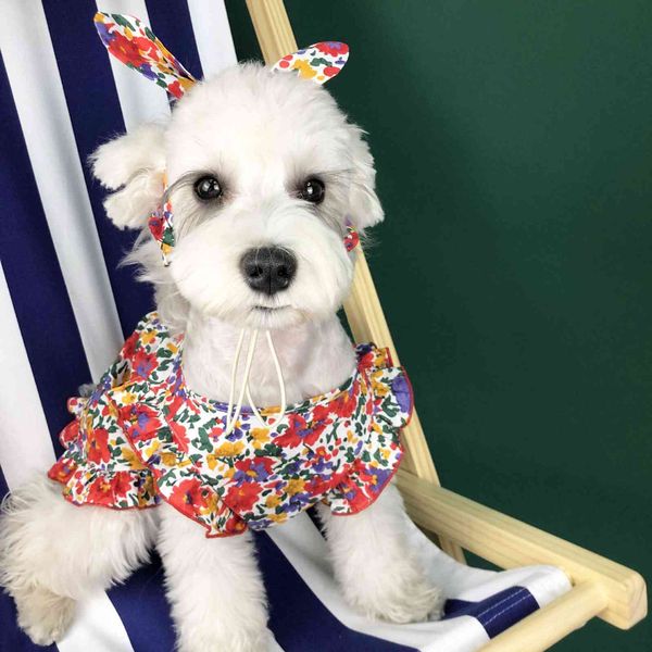 

dog cloth summer thin small dog lovely princs teddy chenery drs pet