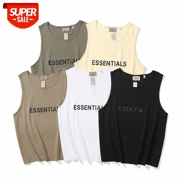

flow eentialsfogfear of god oversized vest #s01t, White;black