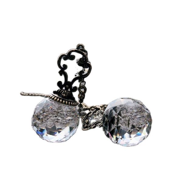 

decorative objects & figurines retro crystal ball ceiling fan pulls lamp chain extender home decor metal lighting accessories chandelier swi