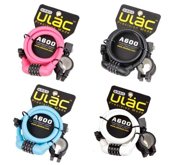 

bike locks bicycle lock 4-digital code ulac password anti-theft strong cable for chain wheel multi function mtb road