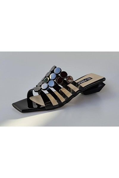 

slippers women's flat heel evening-casual 21723216, Black