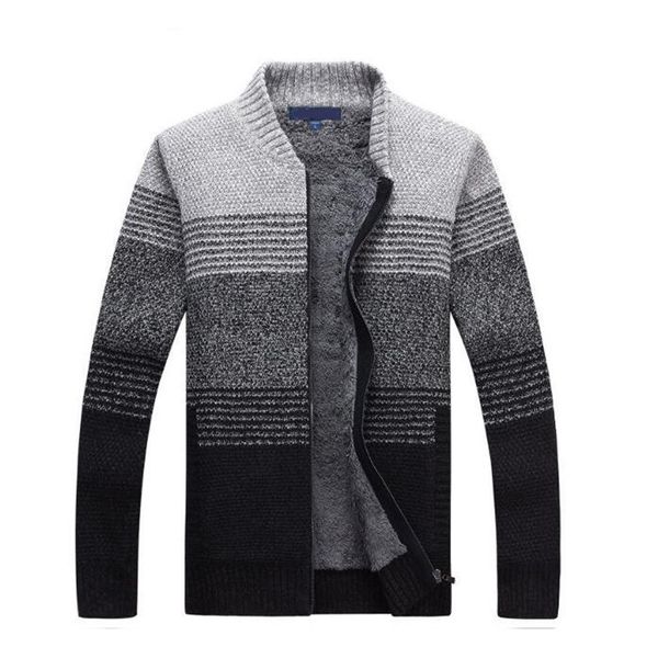 

men's sweaters sweater woolen men's knitted warm long sleeve casual vest large xxxl, White;black