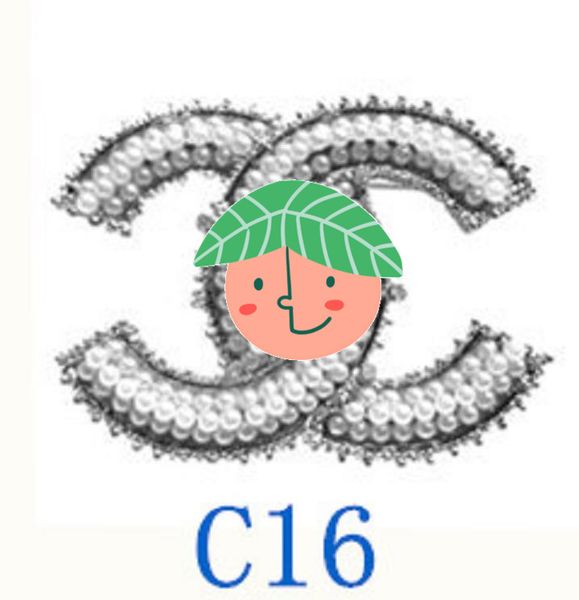 

2022 designer brooch famous letter diamond brooches yls pin tassel women, Gray