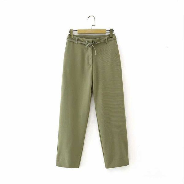 

women's pants & capris dt 27680- autumn europe and the united states system with dark green female leisure trousers msid, Black;white