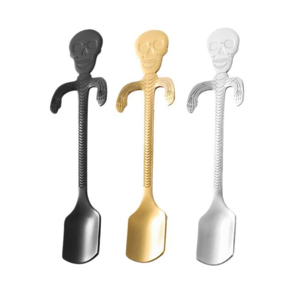 

spoons 3pcs 1set exquisite cup odorless (black golden silver)