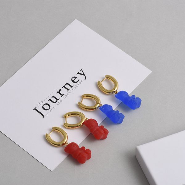 

design jewelry b's and are recommended. bear earrings 2021 new earrings, Golden