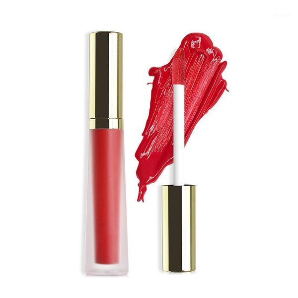 

wholesale 10 colors matte lip gloss waterproof durable does not touch cup glaze no logo private label1