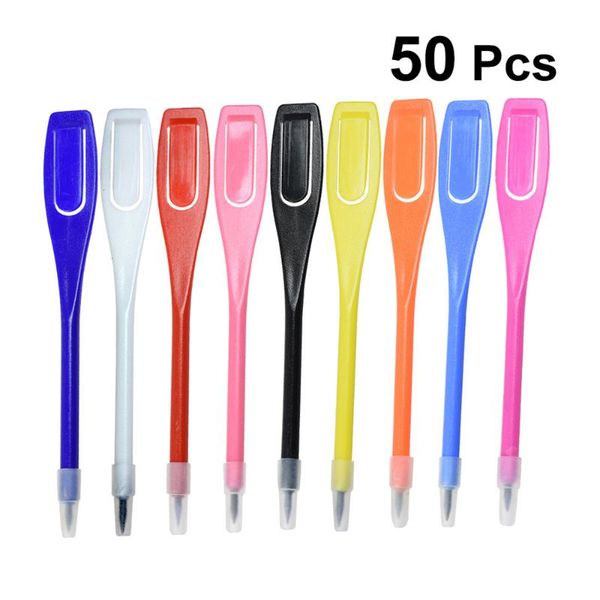 

golf training aids 50pcs record marker pen clear lead writing scoring scorer pencil (random color)