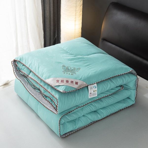 

comforters & sets 5kg sanding silk comforter summer winter quilt queen twin size chinese bedding duvet insert king
