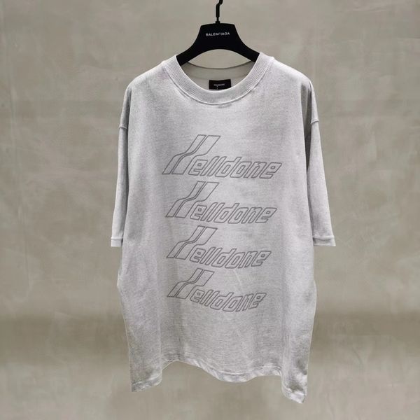 

men's t-shirts reflection welldone t-shirt women fashion summer style we11done t shirts tee harajuku men clothing i2mn, White;black