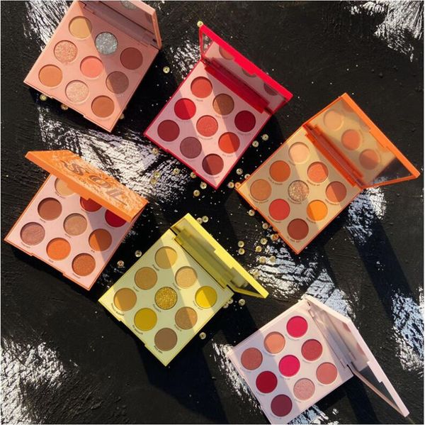 

guicami beauty 9 color sparkly obsessions eyeshadow matte and glitter makeup palette, shimmer highly pigmented makeup, rich colors with velv