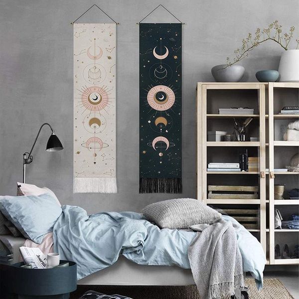

tapestries moon phases tapestry r eclipse changing star sun wall hanging decor for bedroom living room boho art carpet