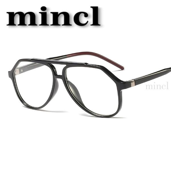 

fashion sunglasses frames mincl 2021 oversized square eye glasses frame women vintage ladies men transparent eyewear nx, Black