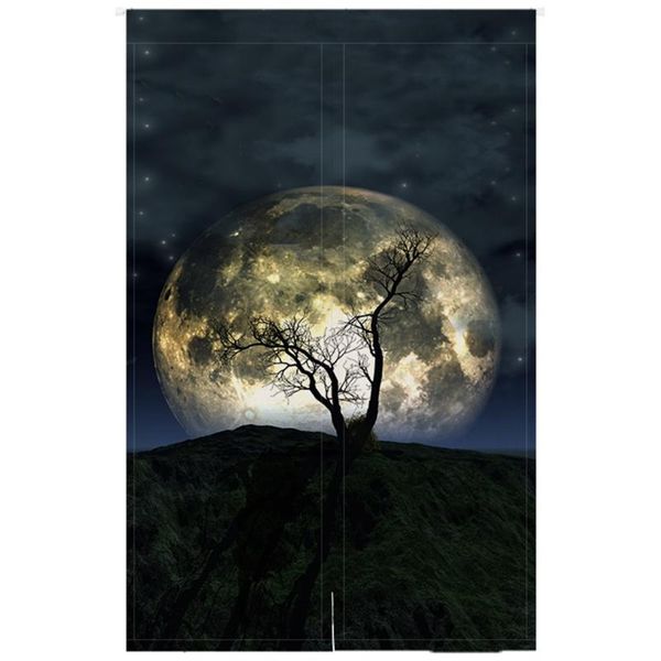 

curtain & drapes moon doorway feng shui japanese noren for home decor