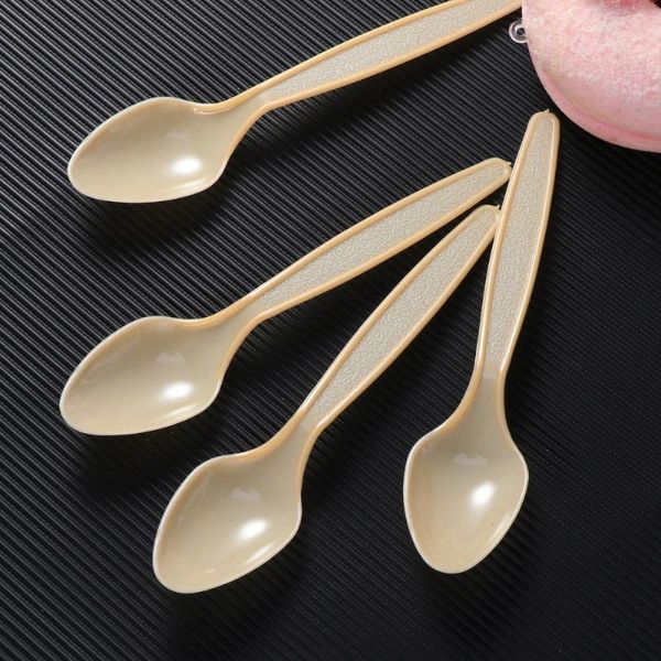 

60pcs disposable spoons utensils grade pp cutlery spoons(yellow)