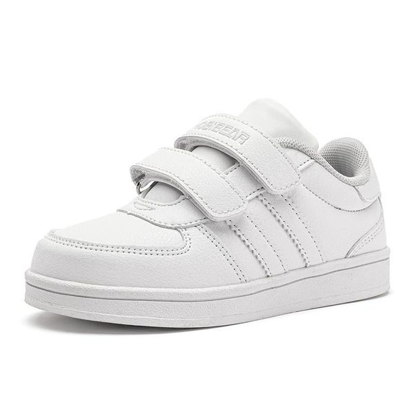 

spring summer boys low-sneakers fashion round toe girls white shoes casual kids flats sports running athletic & outdoor, Black