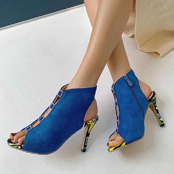 

fashion summer women's sandals shoes high heels gladiator women brand design peep toe party 2021, Black
