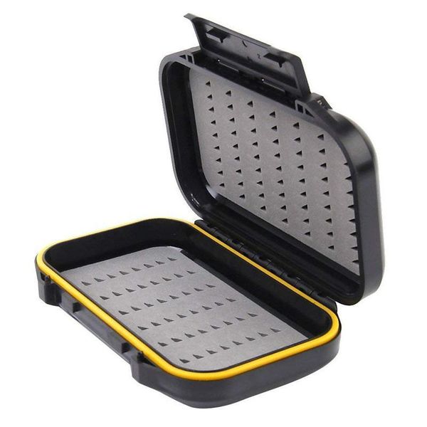 

fishing accessories black portable baits case waterproof dual-layer storage ydy4470 bait box