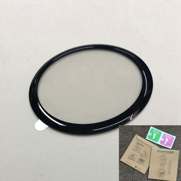 Soft PMMA + PC 3D Curvado Capa Full Screen Filmes para Samsung Galaxy Watch Active 1 2 40mm 44mm 100 pcs / lote Pacote de varejo