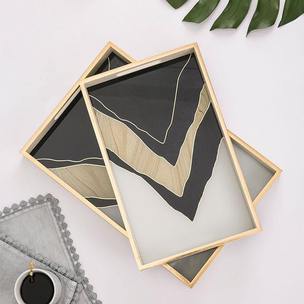 

kitchen storage & organization nordic wooden phnom penh glass tray fruit dessert plate light luxury retro snack trays cutlery storages