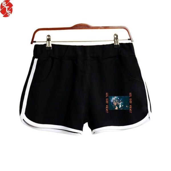 

women's shorts lil uzi vert hip hop printed for women fashion casual rapper 2021 girls wear suitable summer, White;black