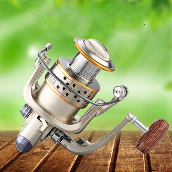 

baitcasting reels classic folding handle rotary spinning reel 12+1bb bearing high speed low noise left/right hand interchange fishing