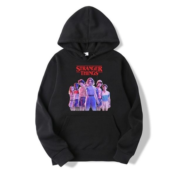 

selling strange stories hooded sweater men's hoodie, Black