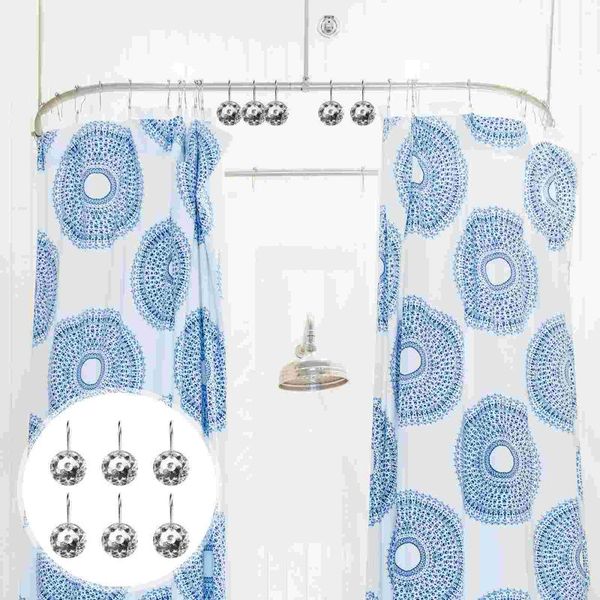 

shower curtains 12pcs household creative curtain hangers bathroom hooks acrylic