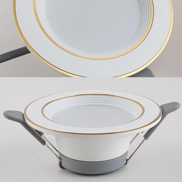 

downlights led downlight super bright recessed spot 6w light decoration aluminum ceiling lamp ac220v