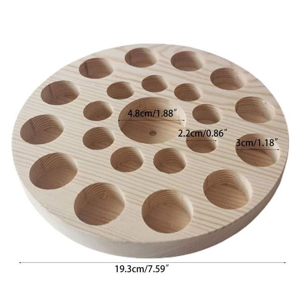 

essential oil bottle wooden rack cosmetic makeup storage perfume display holders stand bathroom oranization wholesale boxes & bins