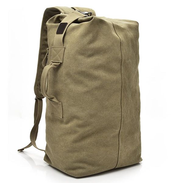 

outdoor bags large capacity backpack tactical military army rucksack men women canvas climbing travel camping sports bucket shoulder bag