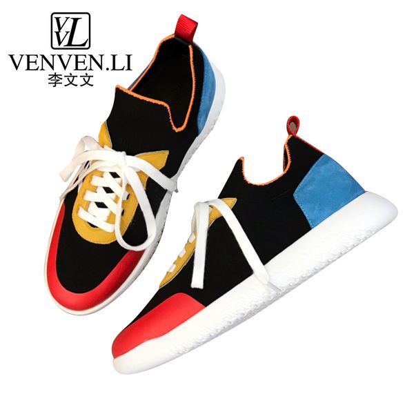 

2022 new french harisu sneaker latest casual white men's shoes genuine leather fashion all-around ,with counter box, Black