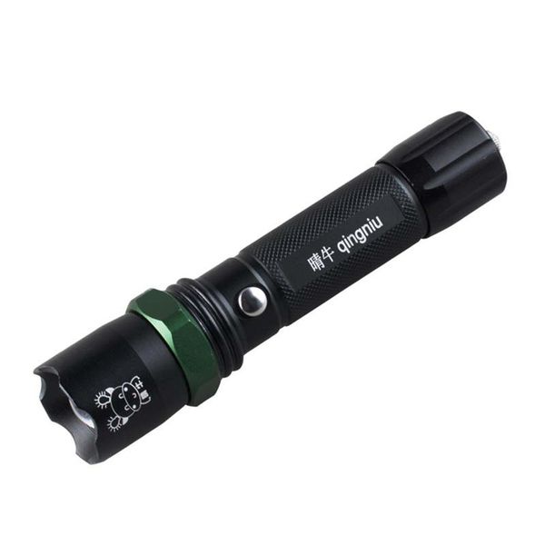 

adjustable focus high capacity 5000mah lithium battery powered 5-mode rechargeable led torch flashlights torches