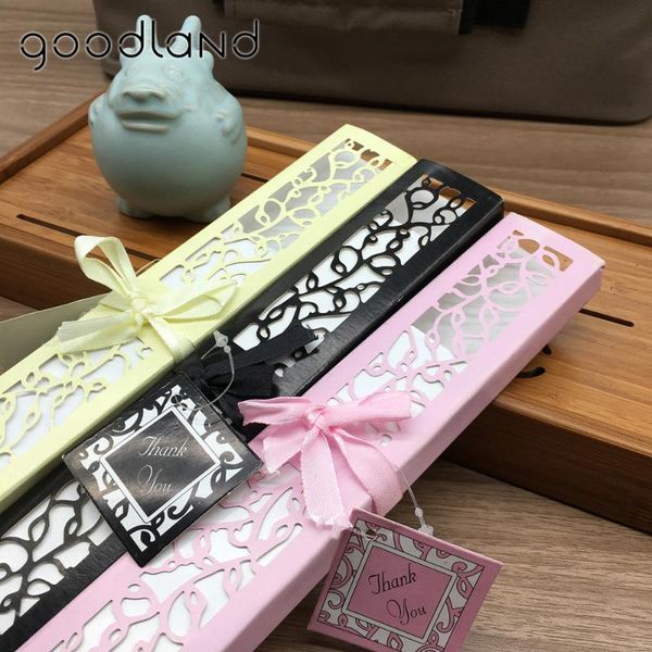 

gift wrap 5pcs paper box ribbon wedding favors decoration event party supplies in pink, beige, black 3 colors
