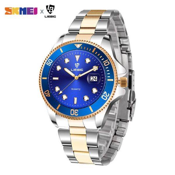 

wristwatches fashion japan quartz movement waterproof mens watches luxury male wristwatch clock casual relogio masculino montre homme l2021, Slivery;brown