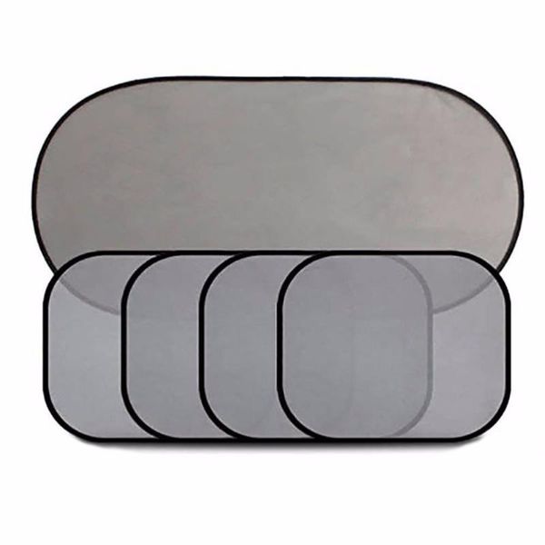 

car sunshade 5pcs windshield rear side windscreen sun shade uv rays protector