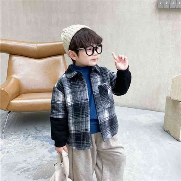 

winter arrival boys and girls fashion warm fleece blouses kids thick 210528, White;black