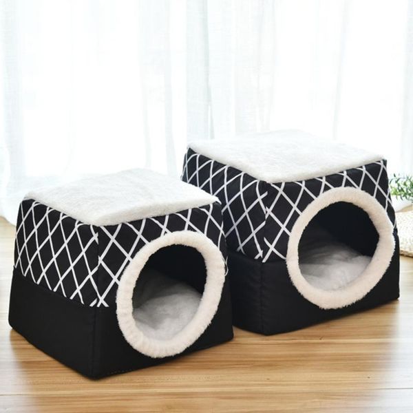 

cat beds & furniture soft pet bed kennel dog sleeping resting nest puppy kitten house supply washable pets cushion mat supplies