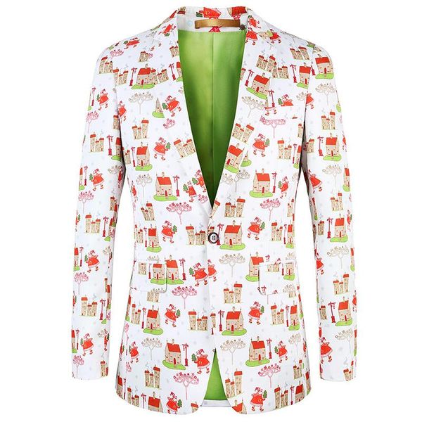 

hawaii printing casual men blazer slim fit jackets plus size coats floral clothing events party suit blazers travel men's suits, White;black